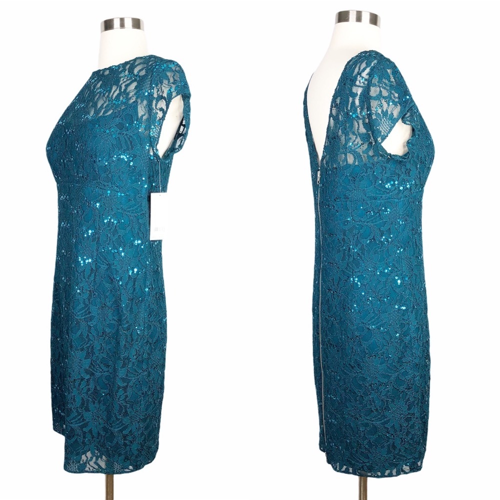 Hailey Adrianna Papell Sequin Lace Dress - Picture 3 of 7